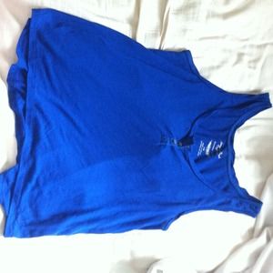 Blue tank top