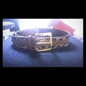 Michael Kors Leapord Belt