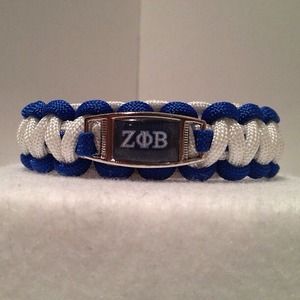 Zeta Phi Beta Paracord Wristlet