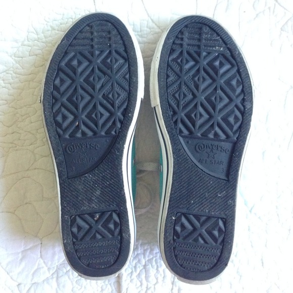 🚫Sold on Vinted🚫 Green / Blue Converse - Picture 4 of 4