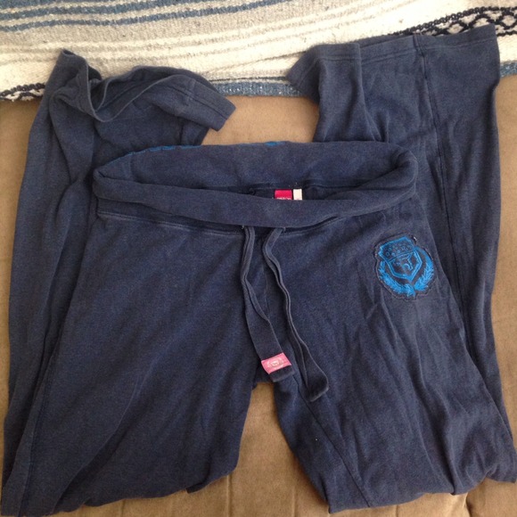 Blue PINK sweatpants/yoga pants