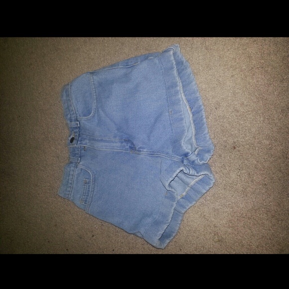 High Waisted Cuff Shorts