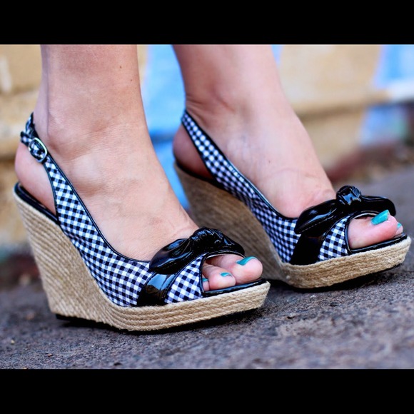 SOLD summer wedges :: worn once