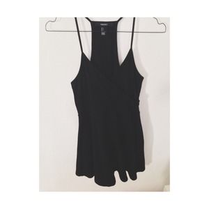 FOREVER 21 WRAP SKATER DRESS (never worn)