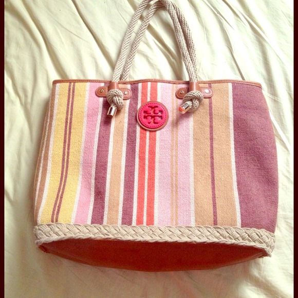 Brand New Tory Burch Woven Tote