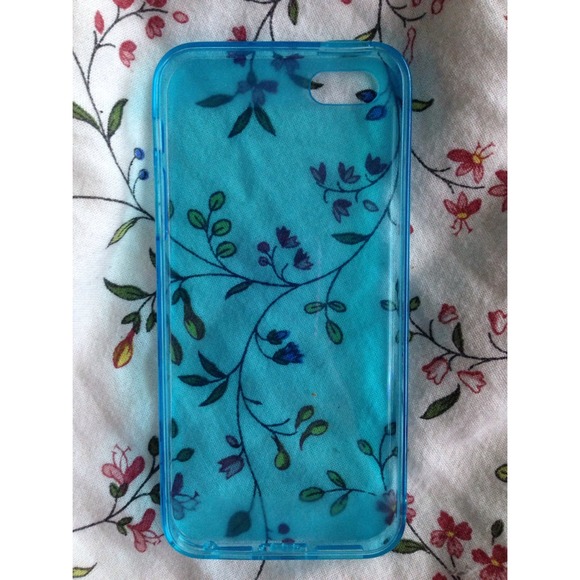 Transparent Blue iPhone 5 / 5s Case - Picture 2 of 3