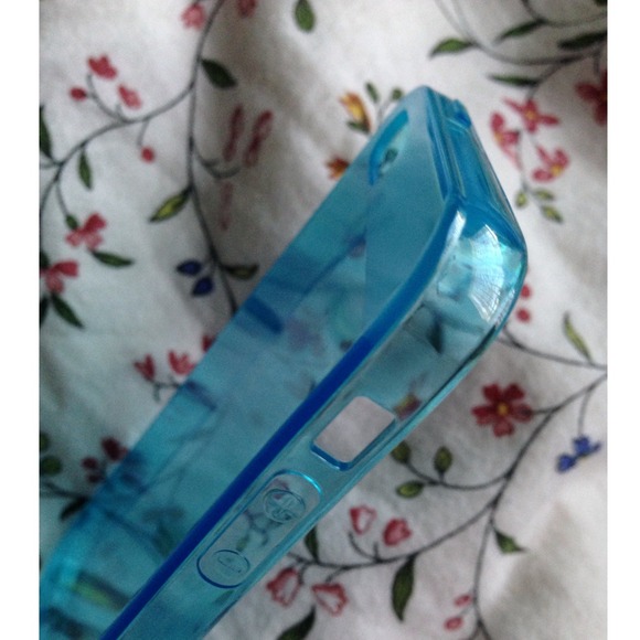 Transparent Blue iPhone 5 / 5s Case - Picture 3 of 3