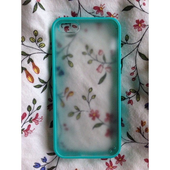 Teal Bordered iPhone 5 / 5s Case