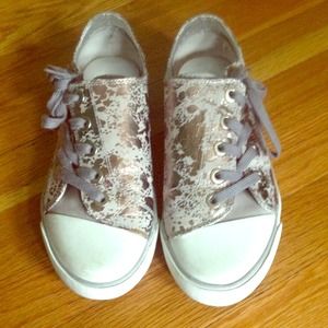 Silver Jessica Simpson sneakers