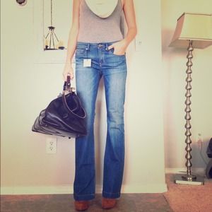 Gap Long and Lean trouser Jean, size 2 long! HOT!!