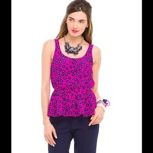 REDUCED- Lilly Pulitzer, Dunes Silk Mambo Pink Top