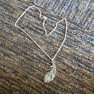Feather necklace