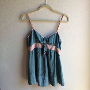 Silk Green and Pink Marc Jacobs tanks