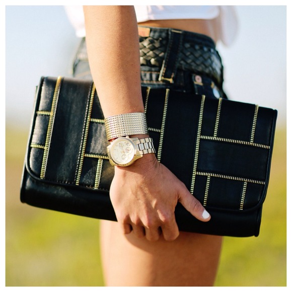 ALDO Clutches & Wallets - Aldo gold black clutch