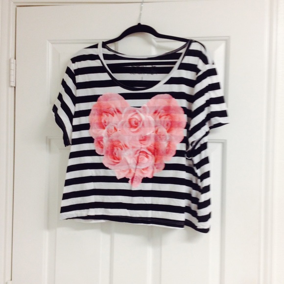 SOLD Flower crop top