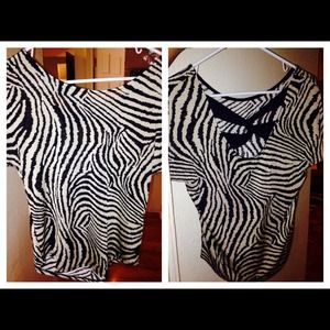 Zebra top