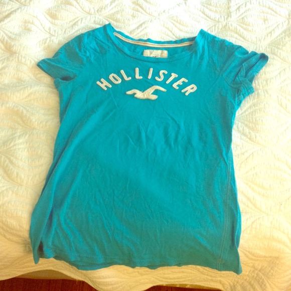 Turquoise Hollister shirt - Picture 1 of 2