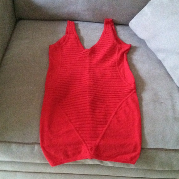 Cute red stretch dress.