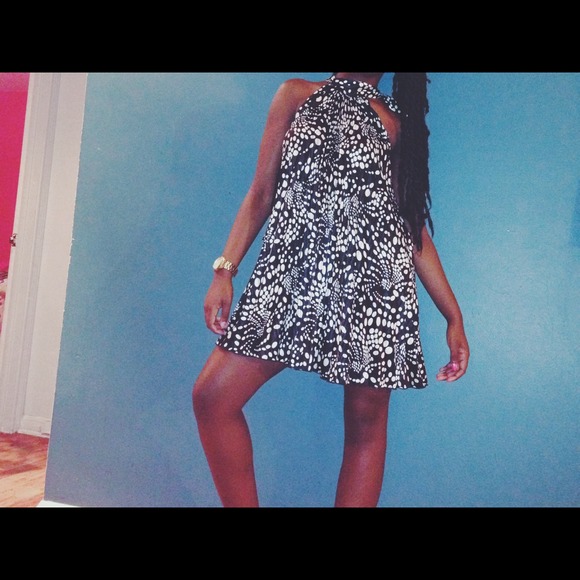 Black and White Dress