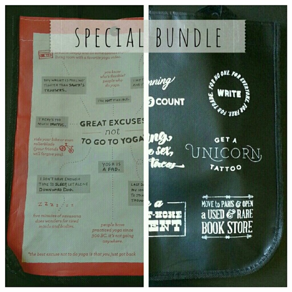 Lululemon two shopping totes