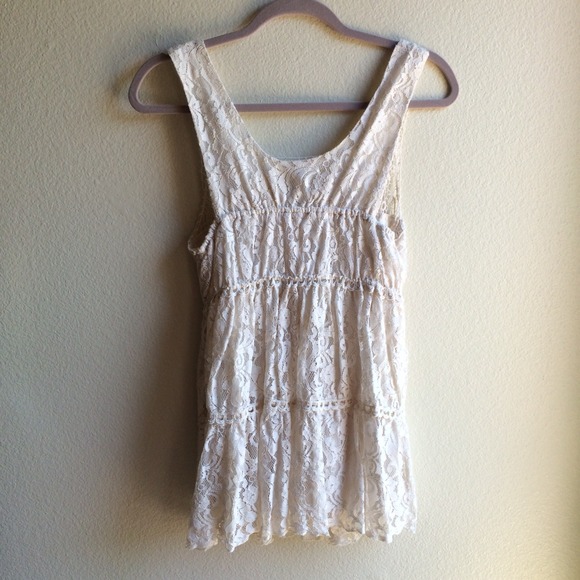Long Lace American Rag Tank - Picture 2 of 4