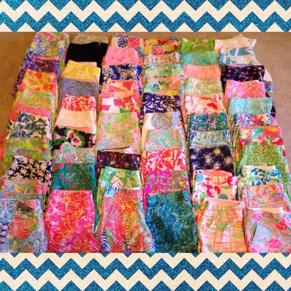 My Lilly Pulitzer shorts collection