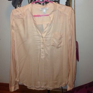 Peach blouse