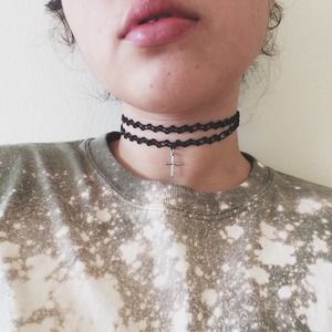 Tattoo chokers | both sold together!