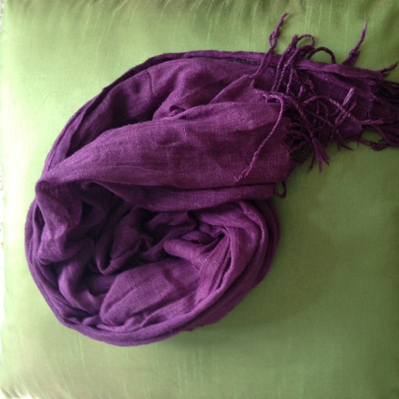 Purple scarf
