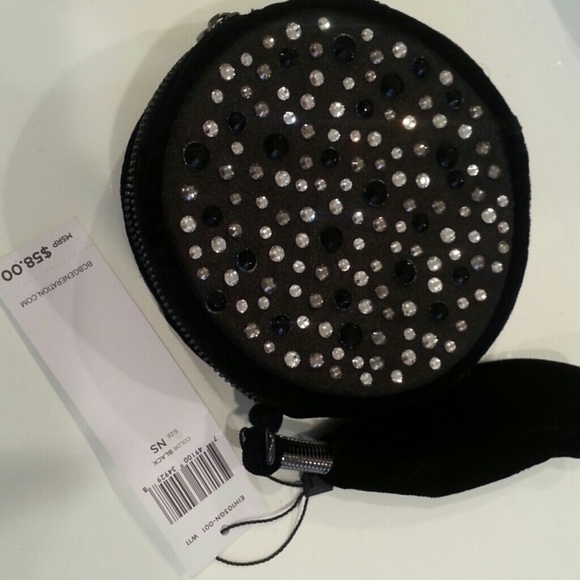 BCBGeneration Black Wristlet NWT - Picture 2 of 4