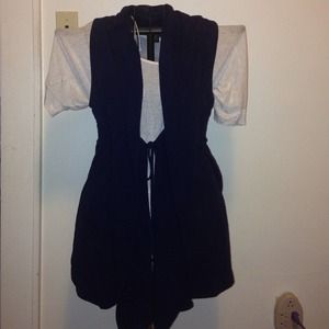 Navy blue "vest".