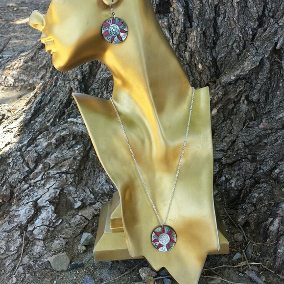 Sunflower design jewelry set-----save $ on set!!!! - Picture 1 of 4