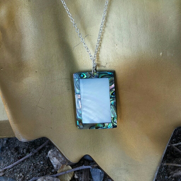 Rectangular Abalone set - Picture 2 of 3