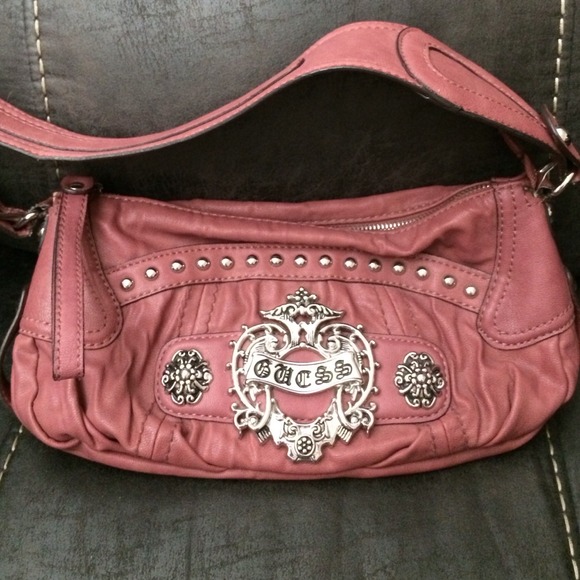 Guess vintage pink mini purse!