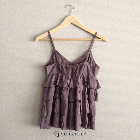 π5x HPπ H&M Purple Ruffle Top - Picture 3 of 4