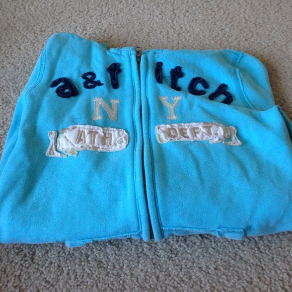 Abercrombie kids sky blue hoodie