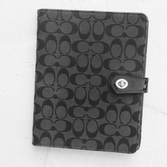 Black Coach iPad case (1st generation only)