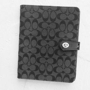 Black Coach iPad case (1st generation only)