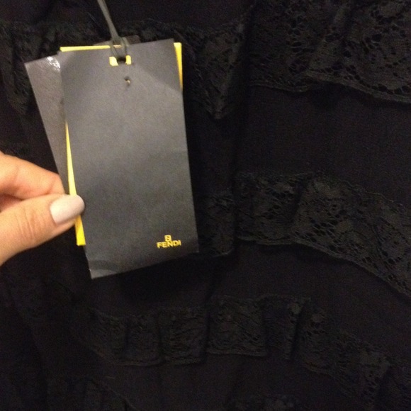 Fendi black lace dress - Picture 3 of 4