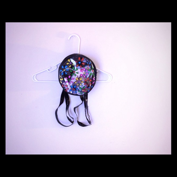 pvc transparent mini backpack