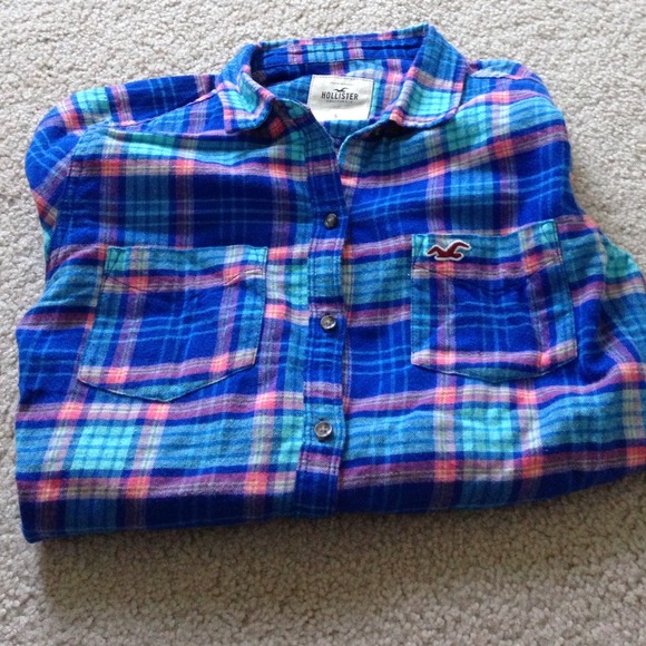 Hollister plaid shirt