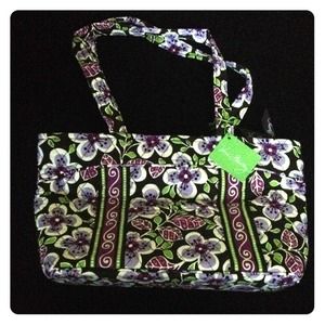 Vera Bradley Little Mandy: Plum Petals
