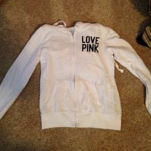 White VS Pink Sweatshirt