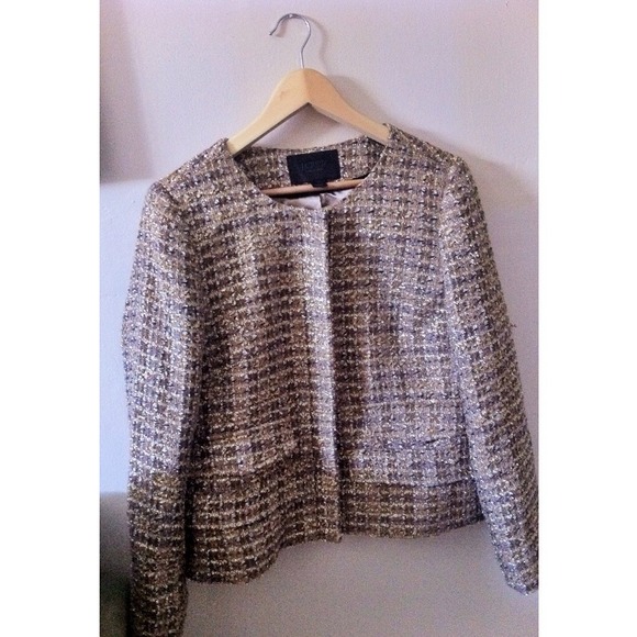 🚫SOLD🚫J. Crew Shimmer Blazer - Picture 2 of 3