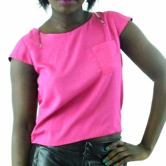 Pink top