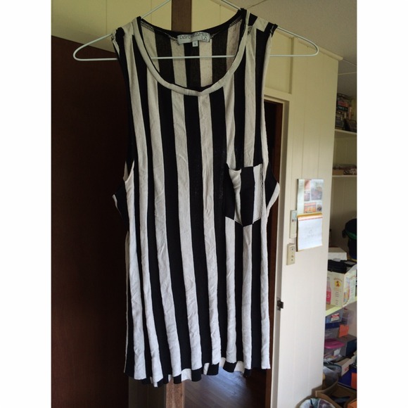 Urban Outfitters Striped Muscle Tank - Picture 1 of 3