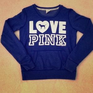VS pink sweatshirt