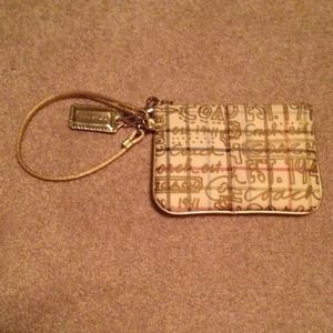 Coach wristlet
