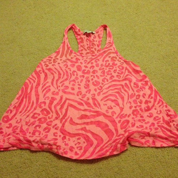 Pink cheetah top