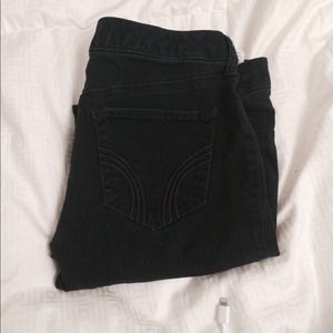 Hollister dark washed skinny jeans